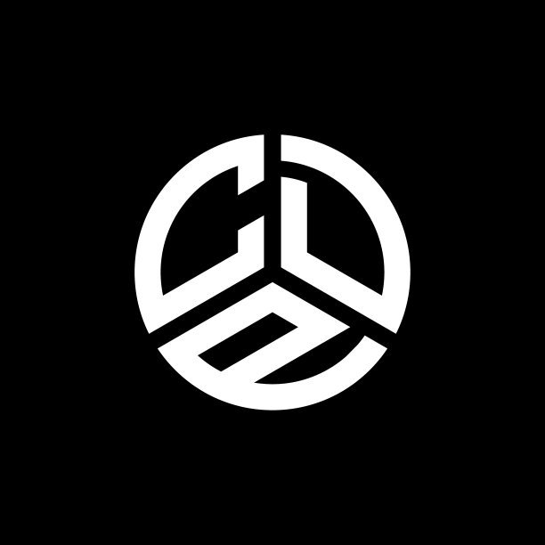 CDP字母标志设计白色背景图片下载