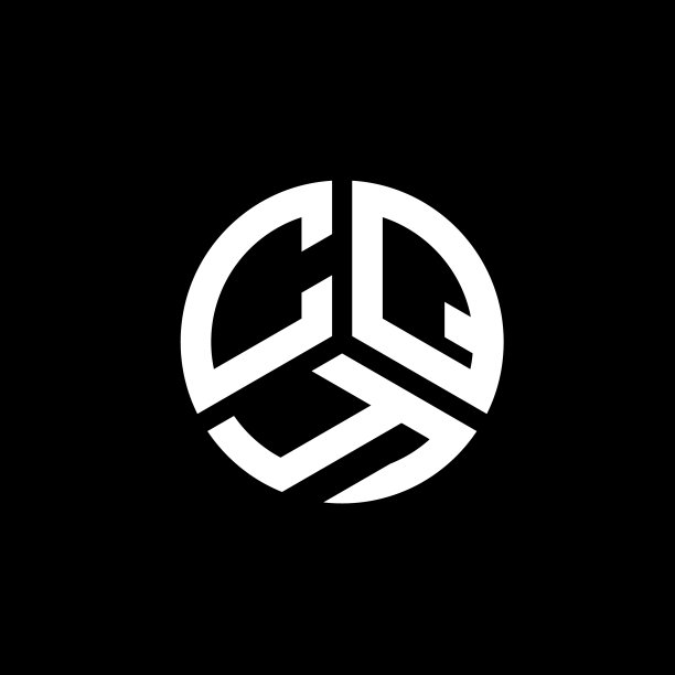 白色背景上的CQY字母标志设计图片下载