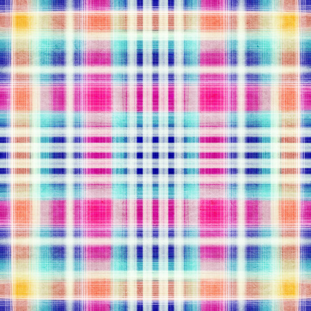 格子织物纹理。无缝模式。数码插图。图片下载