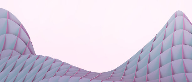 经营理念。建筑立面设计和生物科学概念的未来创意和创新技术。开发，复制空间，数字，横幅，网站-3d渲染图片下载