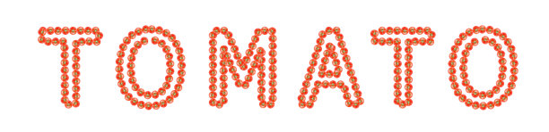 西红柿这个词是用小圣女果做成的图片下载