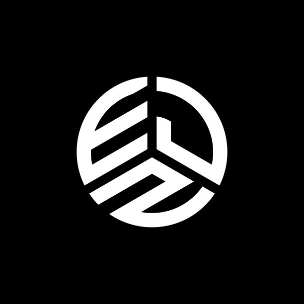 白色背景上的EJZ字母Logo设计图片下载