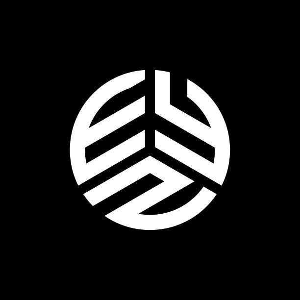 白色背景上的EYZ字母标志设计图片下载