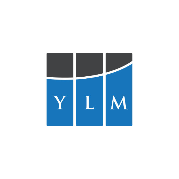 Ylm字母logo设计，白色背景ym图片下载