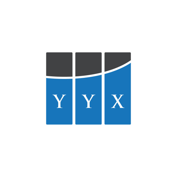 Yyx字母标志设计在白底Yyx图片下载
