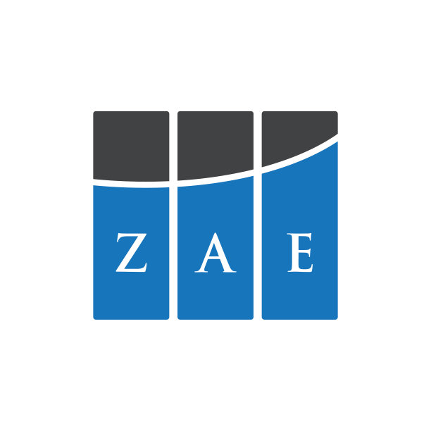 Zae字母logo设计在白色背景Zae图片下载