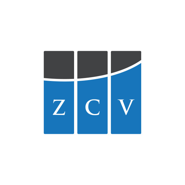 ZCV字母Logo设计（白色背景）图片下载