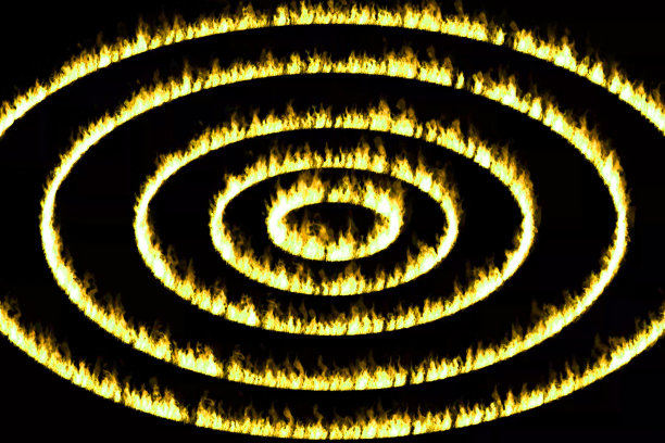 彩色火焰火焰CG渐变背景壁纸图片下载