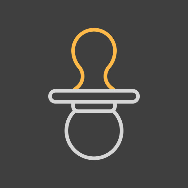 婴儿假人乳头图标图形符号为儿童图片下载