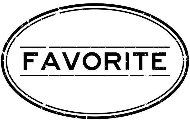 Grunge black最喜欢的词椭圆橡胶印章图片下载