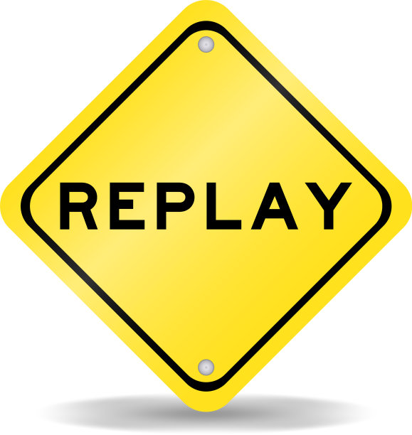 黄色运输标志与文字回放图片下载