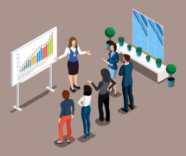 联合办公中心商务会议的概念图片下载