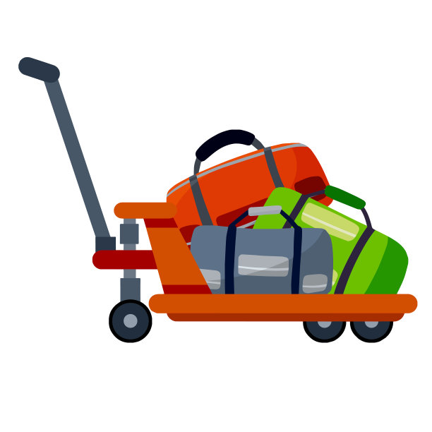 台车、手推车及包图片下载