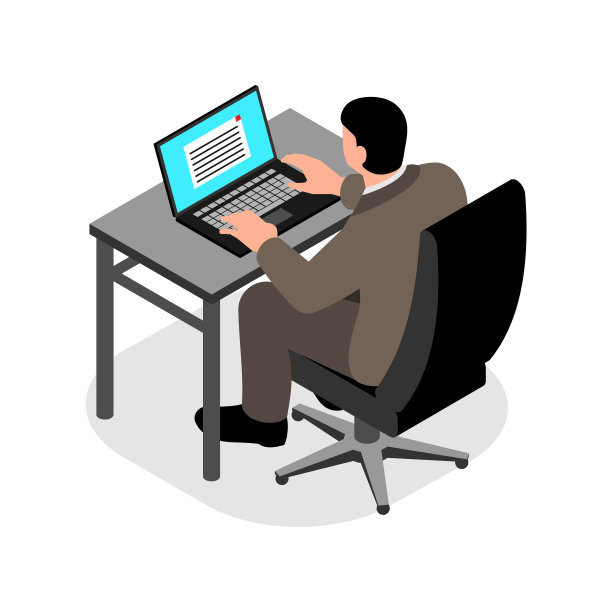 工作场所工作电脑商人图片下载