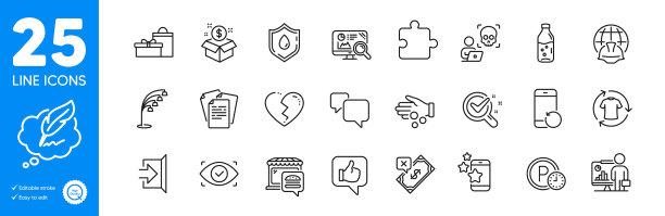 轮廓图标设置心碎出口和最佳应用程序图片下载