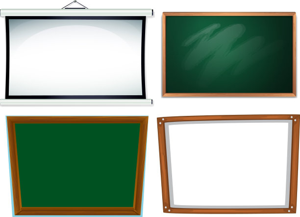 一组空白框板图片下载