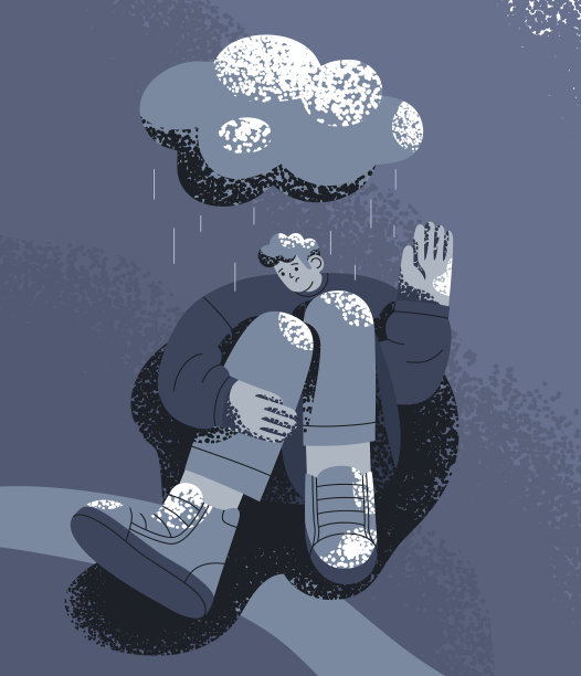 伤心不快乐的人在沮丧和绝望之下图片下载