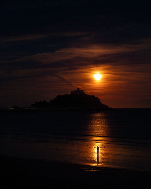 超级月亮自拍图片下载