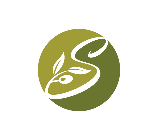 葡萄藤字母首字母标志字母s图片下载