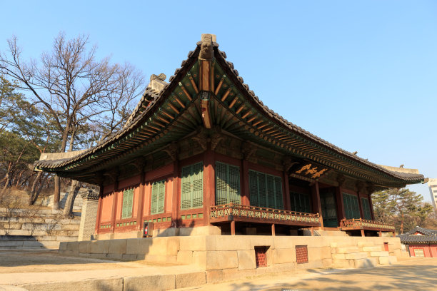 首尔的韩国佛教城市寺庙图片下载