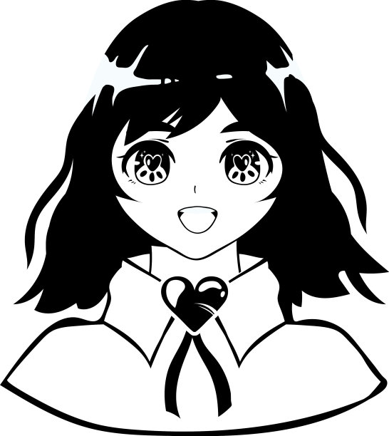 动漫女孩的性格图片下载