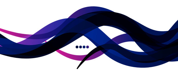 抽象背景-透明重叠波图片下载