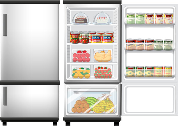 冰箱门有很多开关图片下载