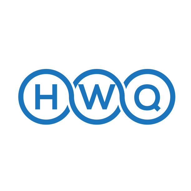 白底HWQ字母logo设计图片下载
