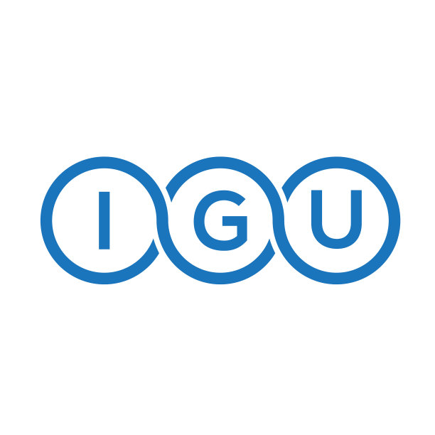 IGU字母标志设计图片下载