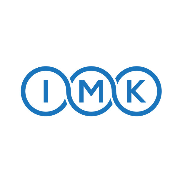 白底Imk字母logo设计图片下载