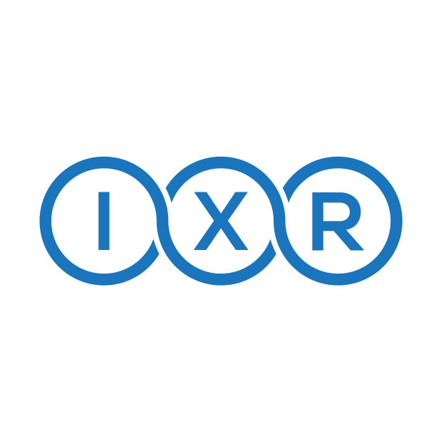 白色背景上的IXR字母logo设计图片下载