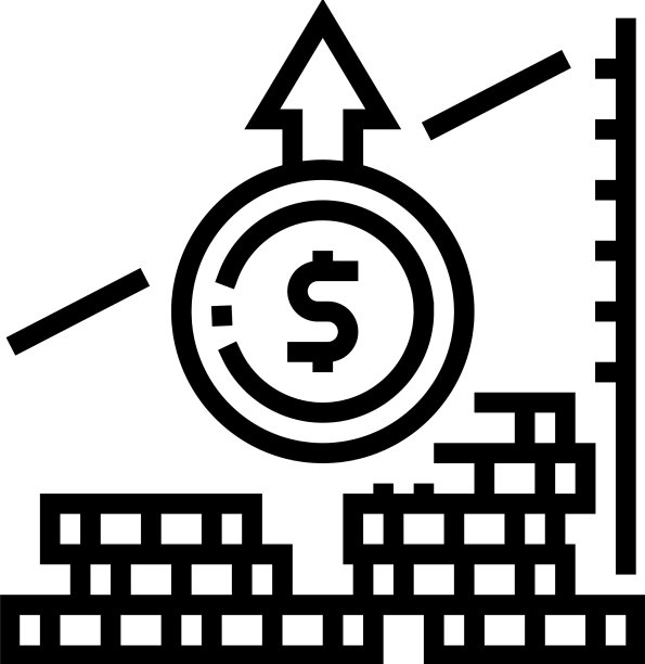 通货膨胀金融线性图标图片下载