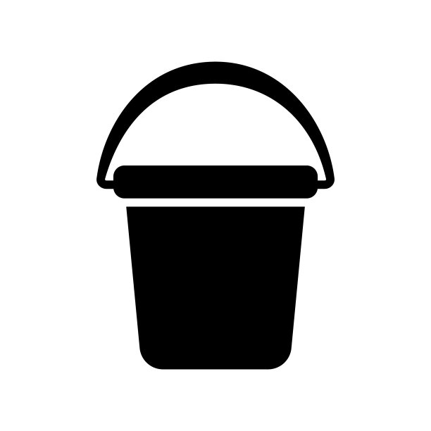 花园塑料桶标志图片下载