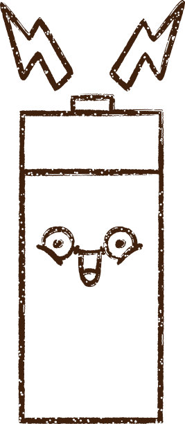 电池素描图片下载