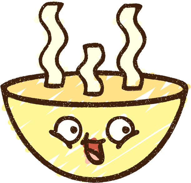 热面粉笔画图片下载