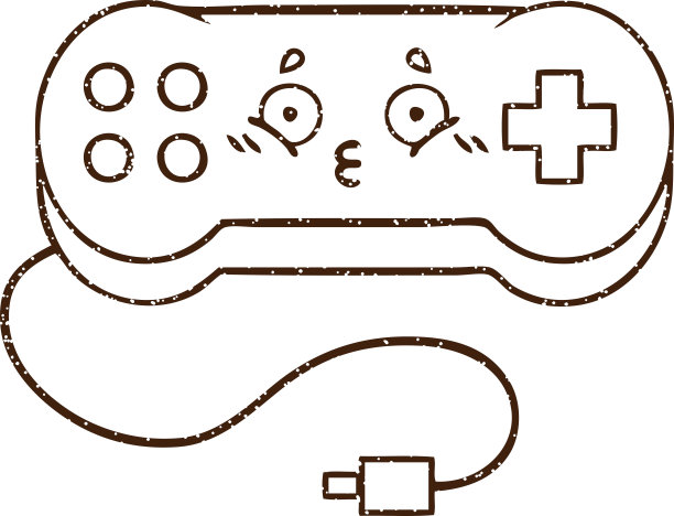 控制台控制器炭画图片下载