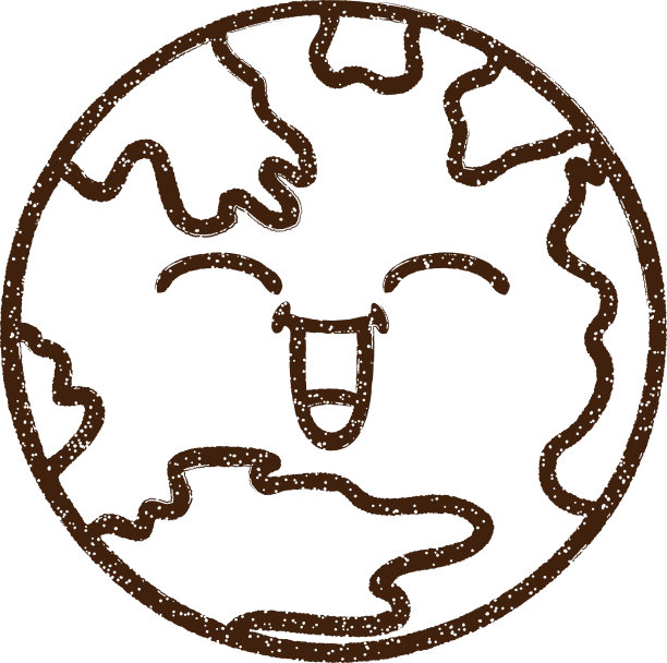 快乐大地炭画图片下载