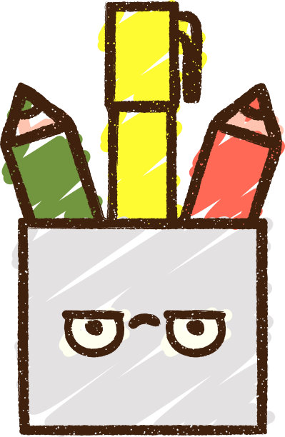 美术用品粉笔画图片下载