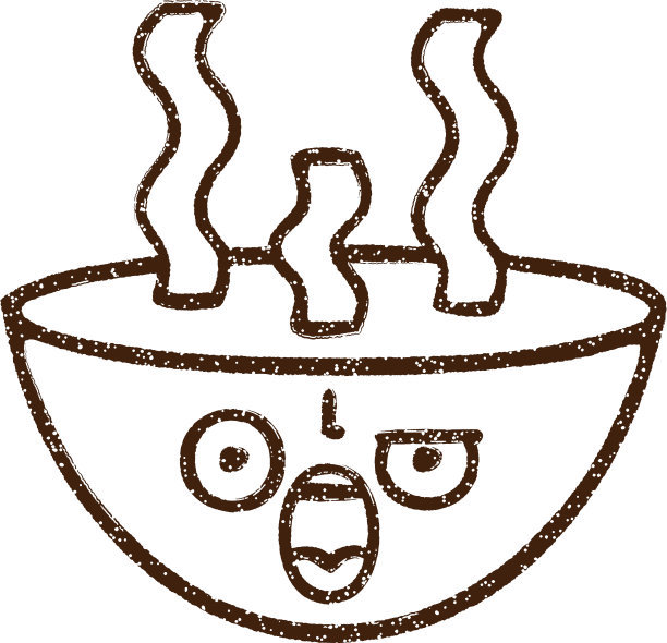 热汤炭画图片下载