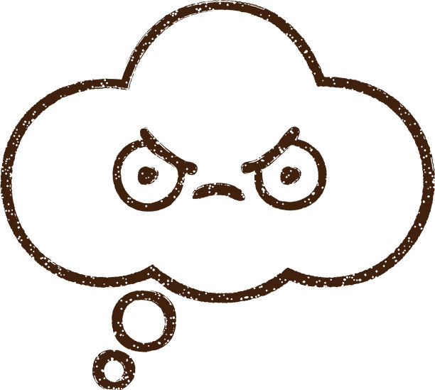 思想气球炭画图片下载