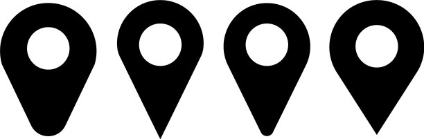 各种形状的地图定位图标图片下载