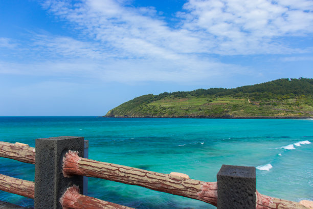 济州岛的美丽海景。图片下载