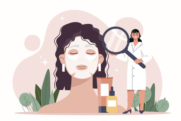 美容师帮助女人图片下载