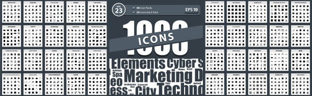 包装1000图标印刷电器婚礼图片下载