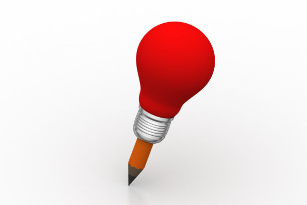 灯泡创意和领导理念图片下载