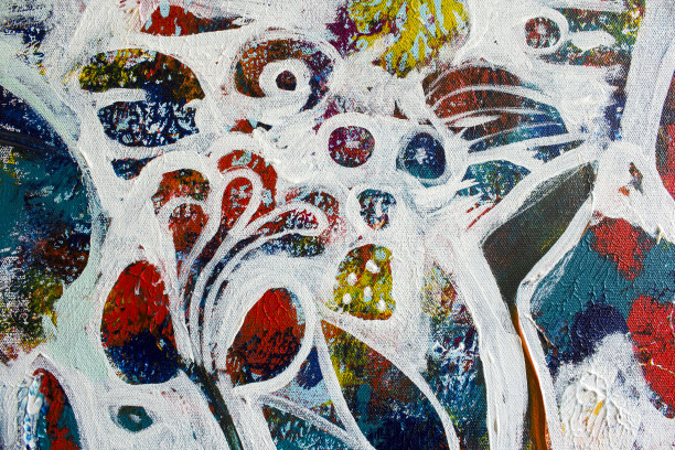 作为背景的绘画细节图片下载