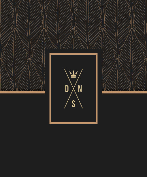 优雅的徽章金色图案图片下载