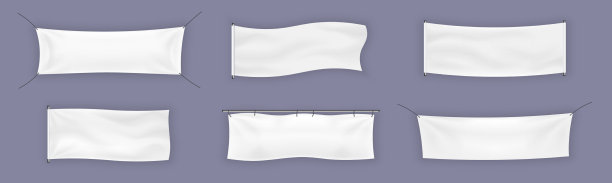 一种用于广告的旗帜织物图片下载