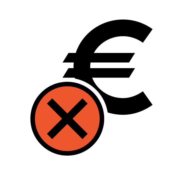 欧元货币符号商业现金图标图片下载