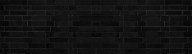 深黑色的无烟煤质朴的砖墙纹理横幅全景全景盖顿图片下载